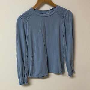LC Lauren Conrad Soft Blue Top women’s M